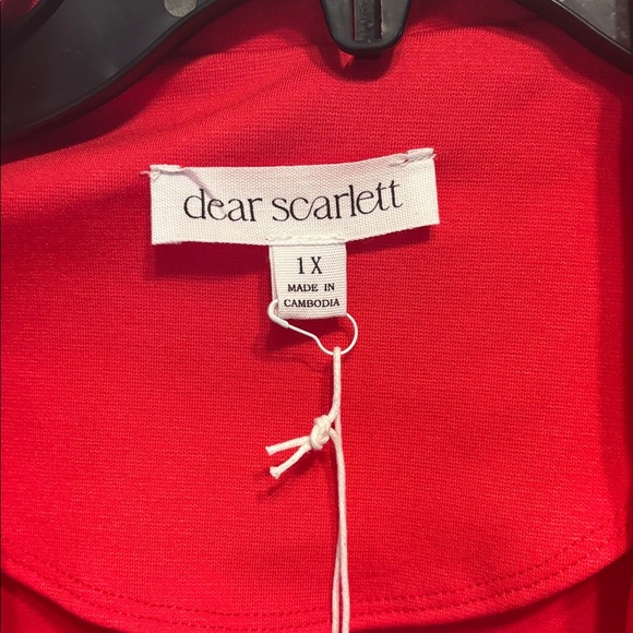 DS Women's Red Blazer - Picture 2 of 5